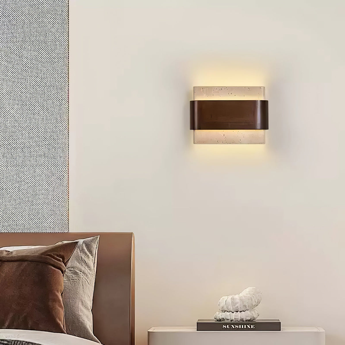 Terra Lumen Wall Light, Hardwired Wall Sconce, detail 4