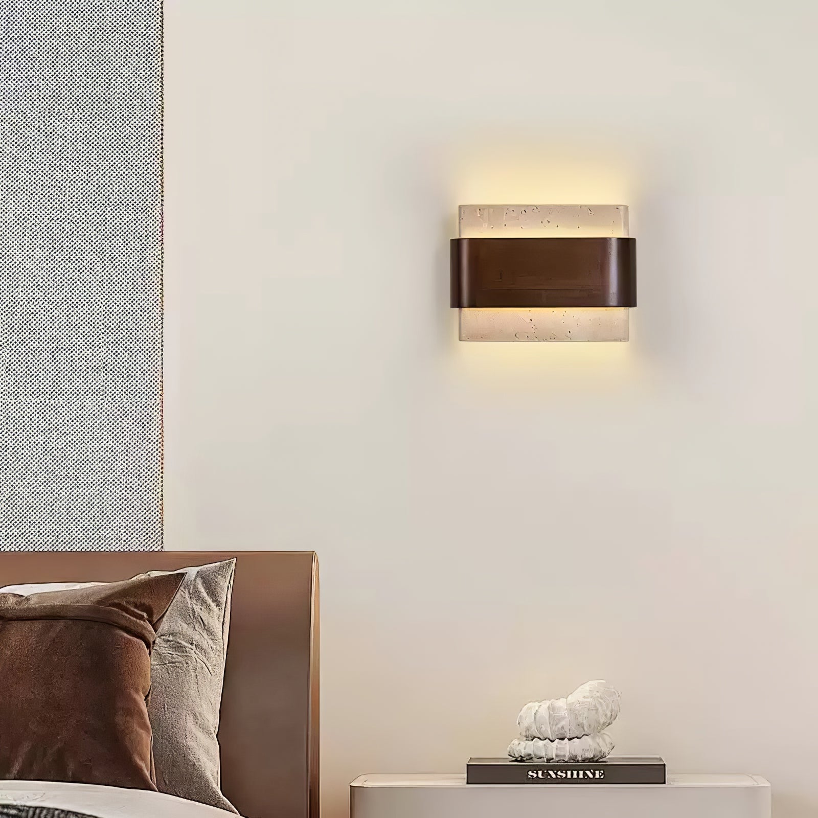 Terra Lumen Wall Light, Hardwired Wall Sconce, detail 4