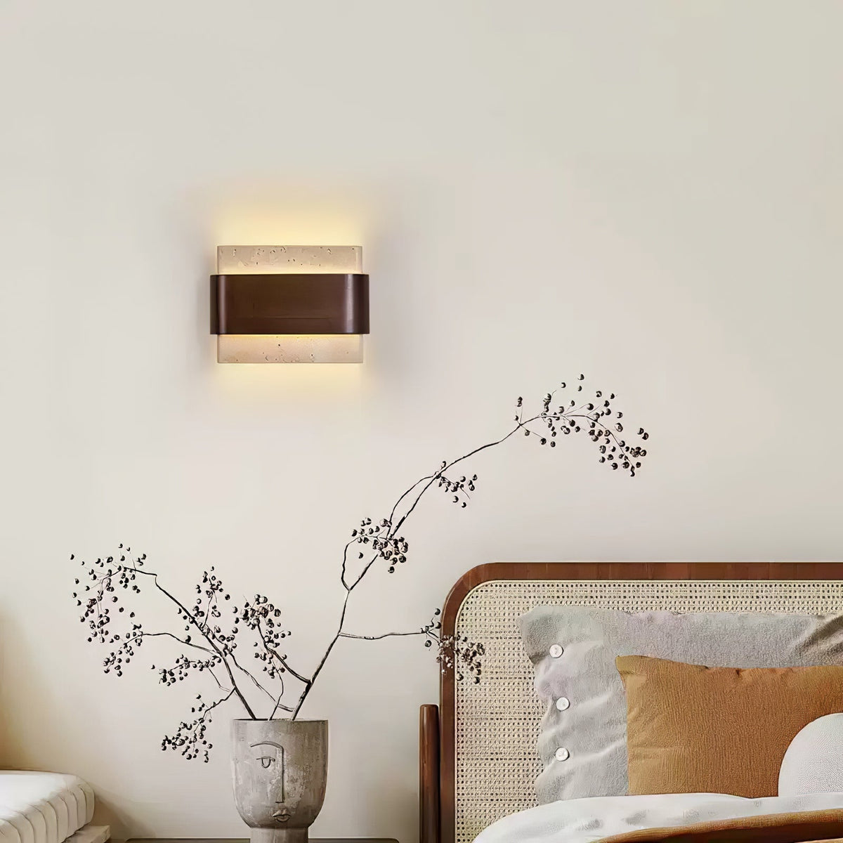 Terra Lumen Wall Light, Hardwired Wall Sconce, detail 11