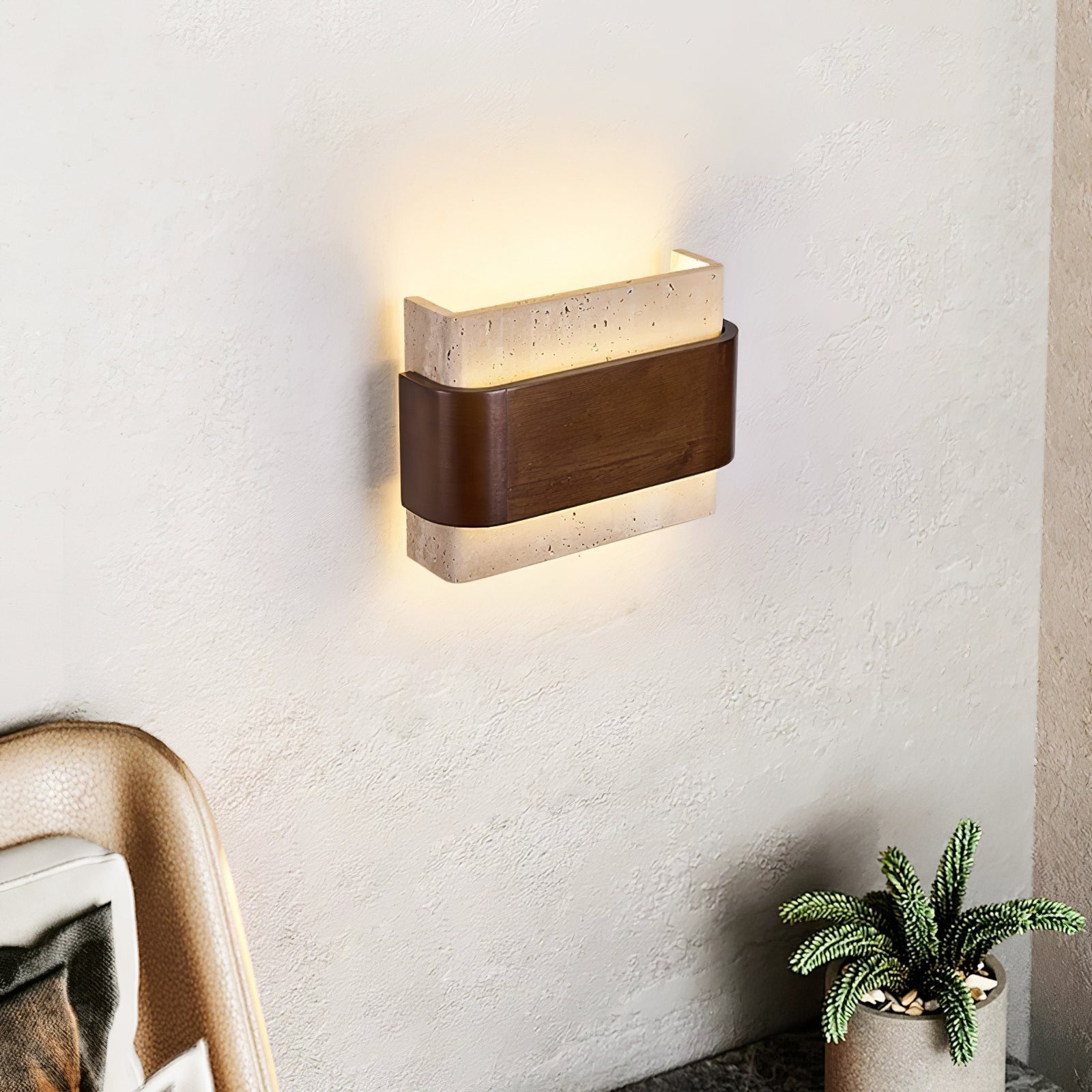 Terra Lumen Wall Light, Hardwired Wall Sconce, detail 3