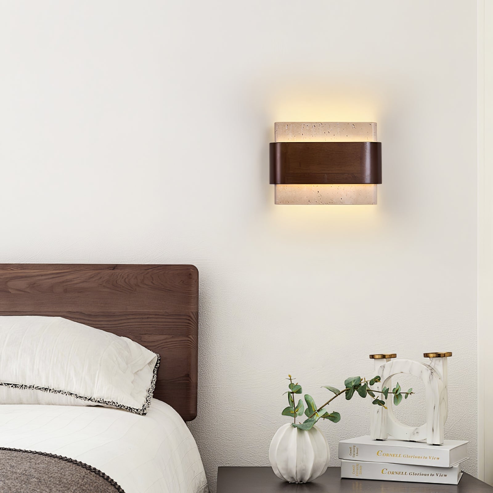 Terra Lumen Wall Light, Hardwired Wall Sconce, detail 2