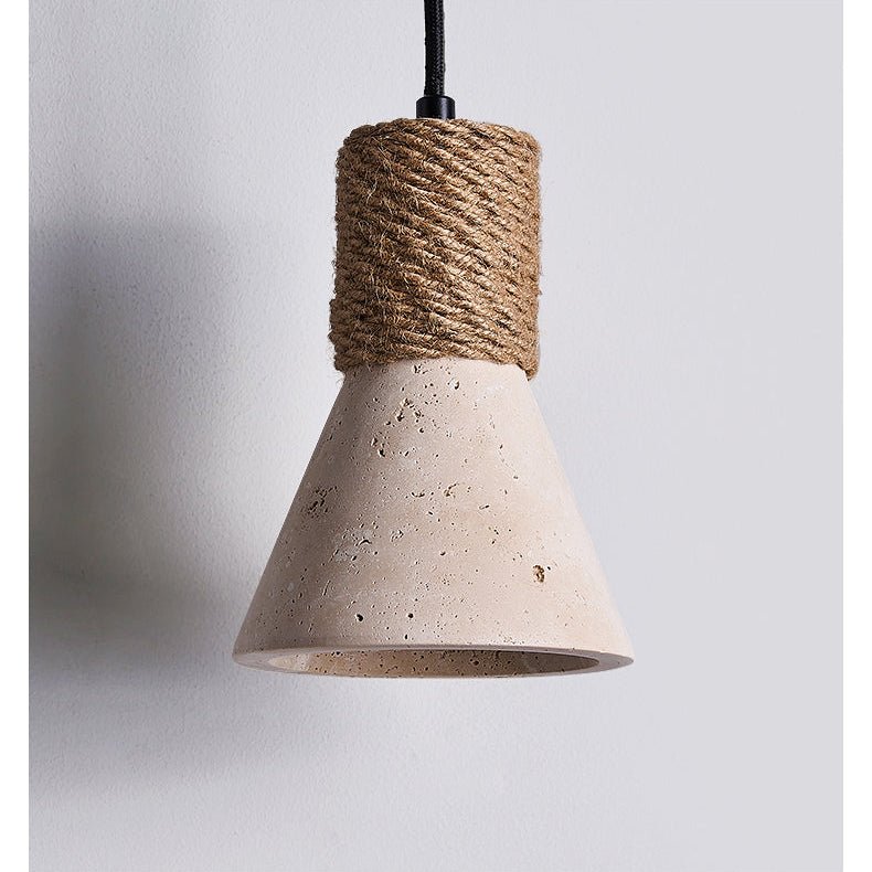 Terra Rope Wall Light - Dia 12cm x H 17cm Metal, Hardwired Wall Sconce, detail 5