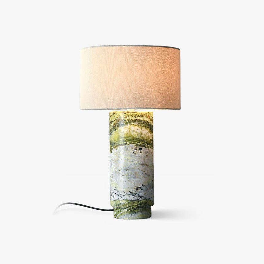 Terra Accent Table Light, Bedside Table Lamp, Metal, Φ 13″ x H 22.4″