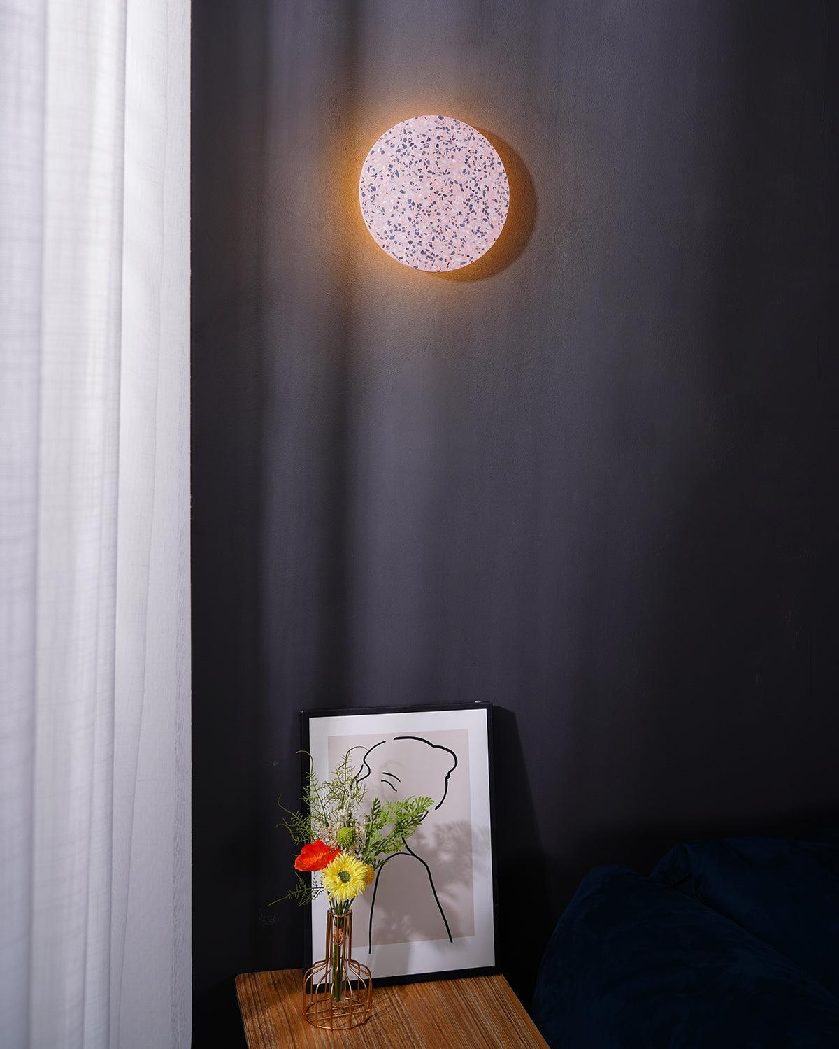 Terrazzo Wall Light, Hardwired Wall Sconce, detail 12
