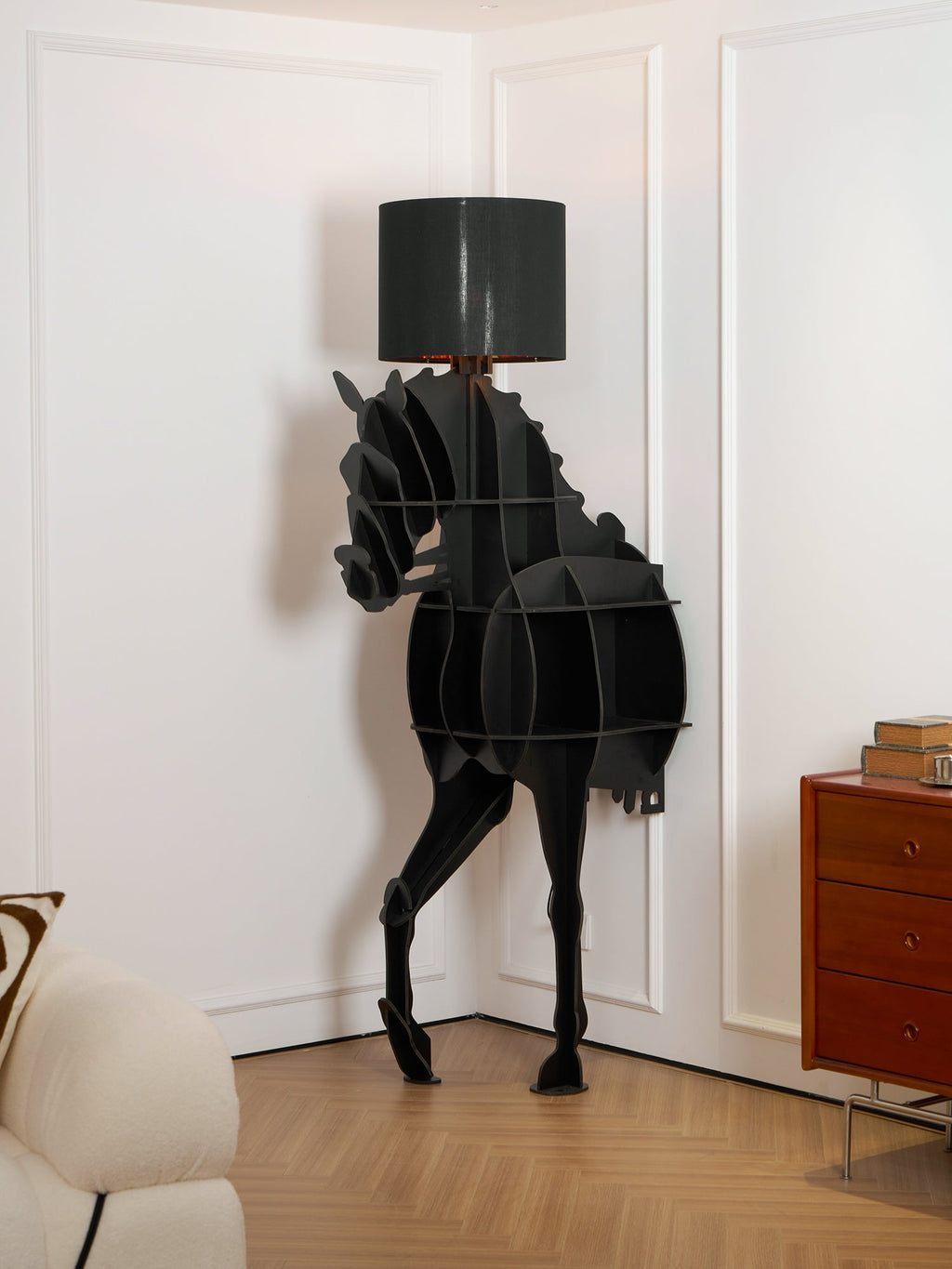 Tete Horse Floor Light, Floor Lamp, detail 2