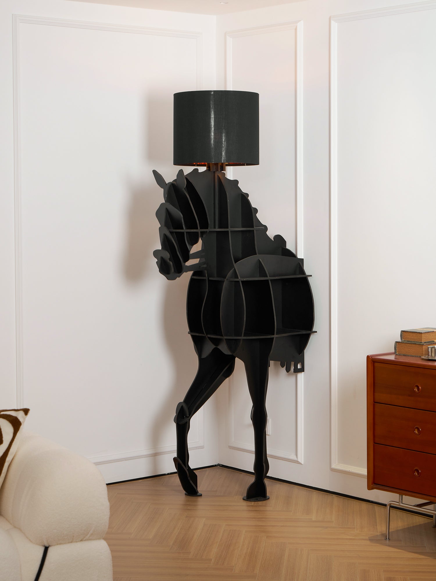 Tete Horse Floor Light, Floor Lamp, detail 2