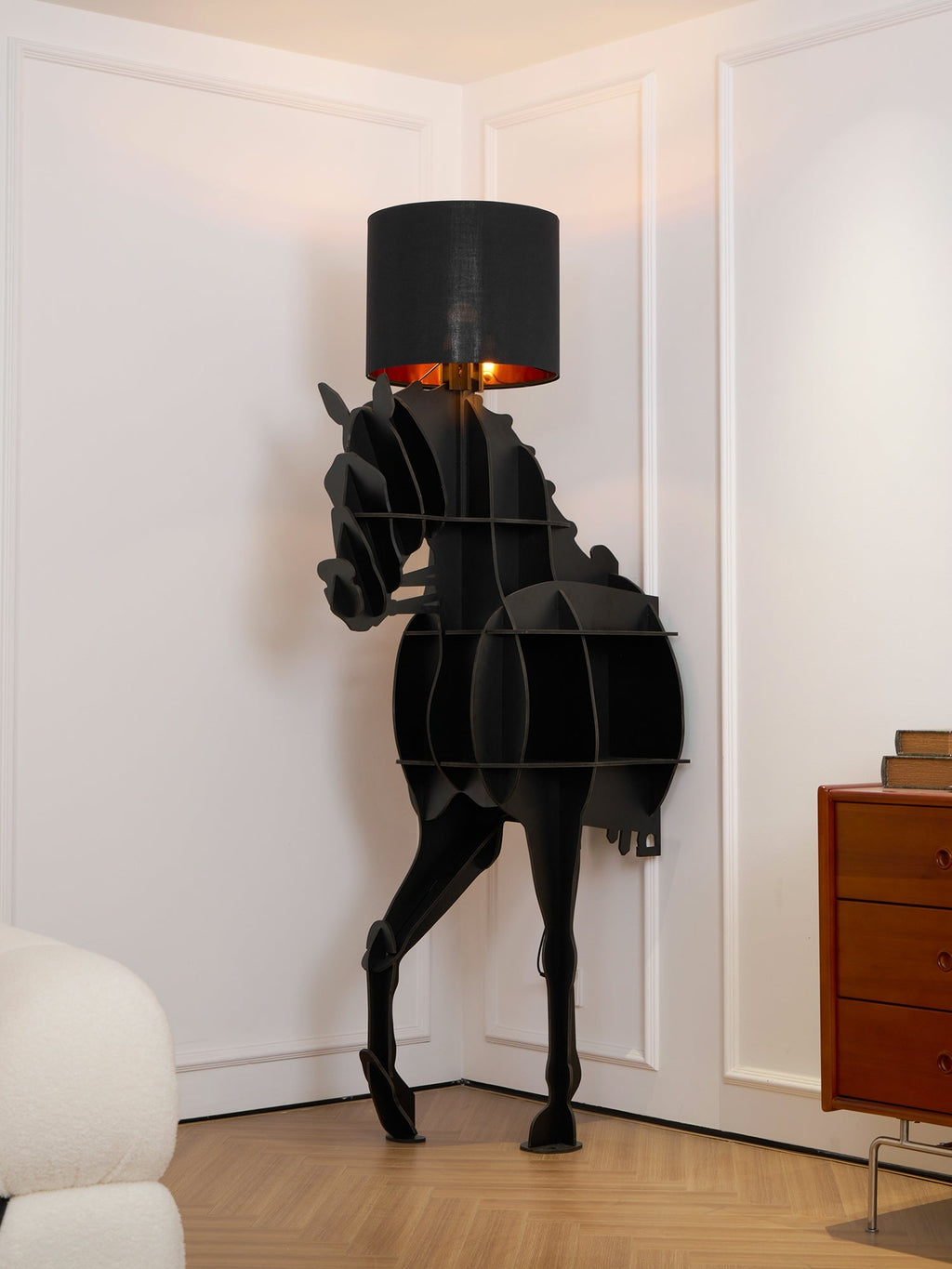 Tete Horse Floor Light, Floor Lamp, detail 4