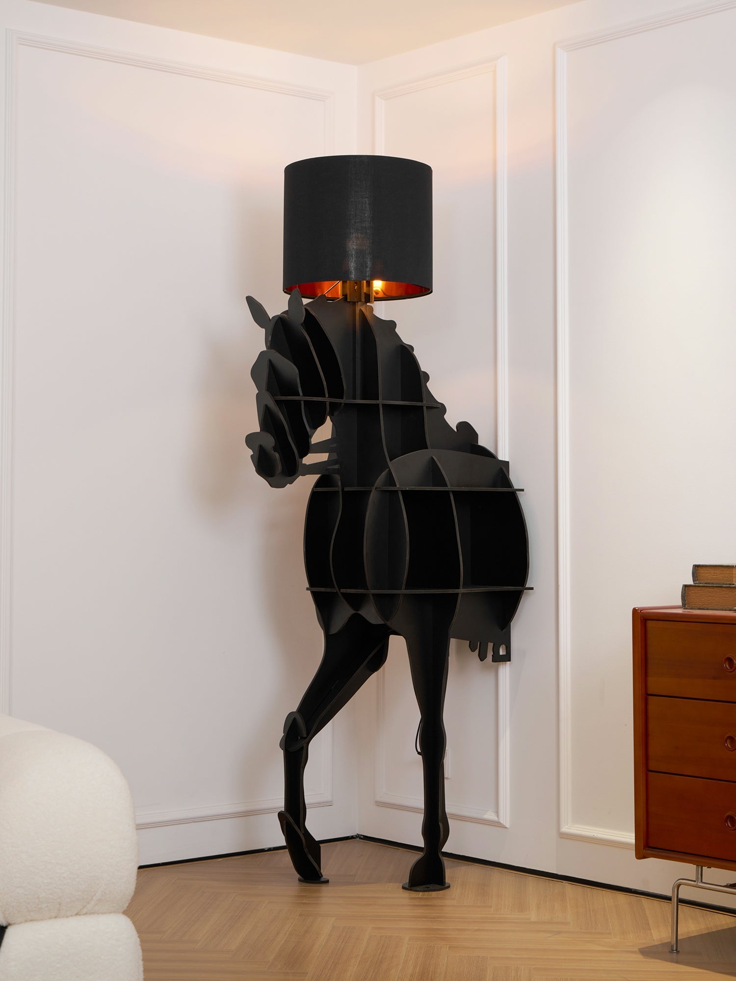 Tete Horse Floor Light, Floor Lamp, detail 4