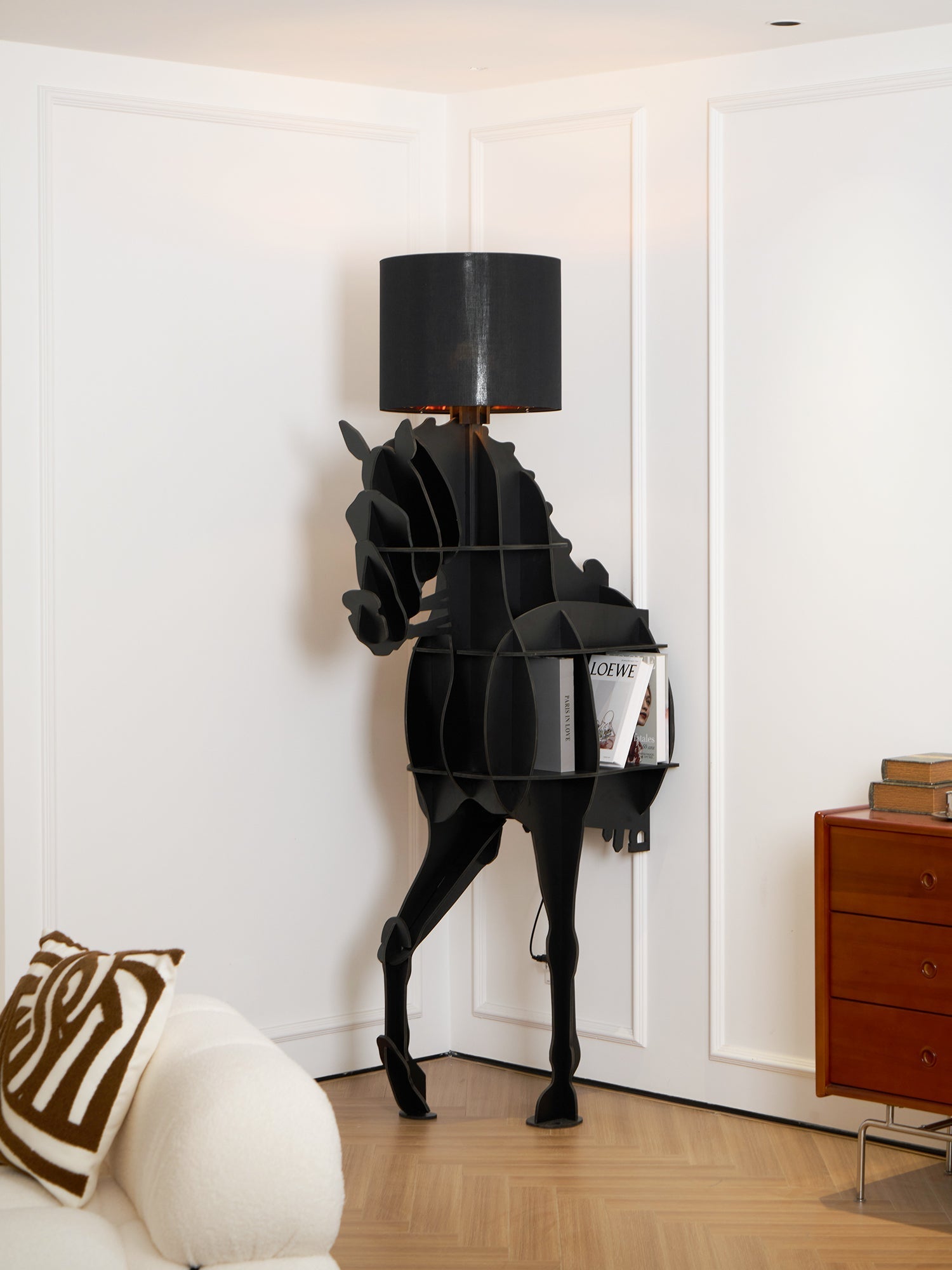 Tete Horse Floor Light, Floor Lamp, detail 5