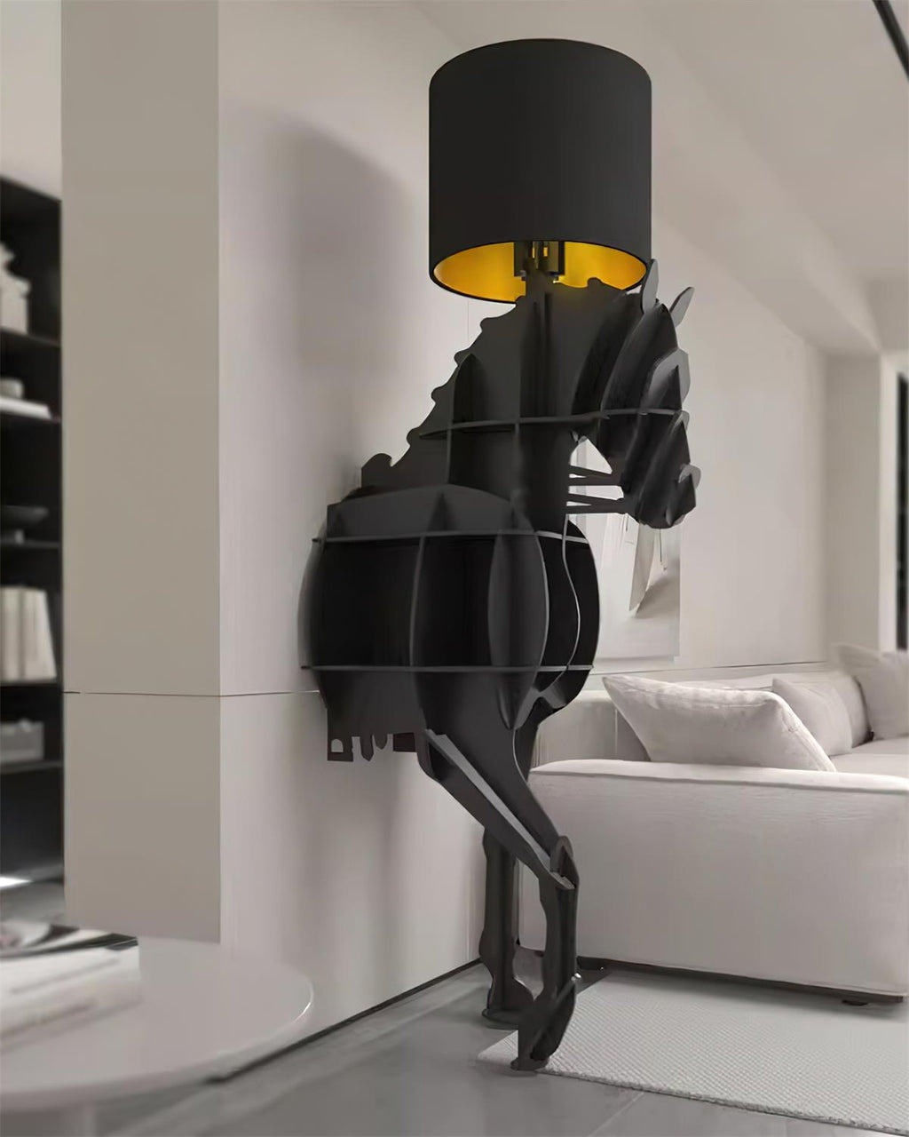 Tete Horse Floor Light, Floor Lamp, detail 8