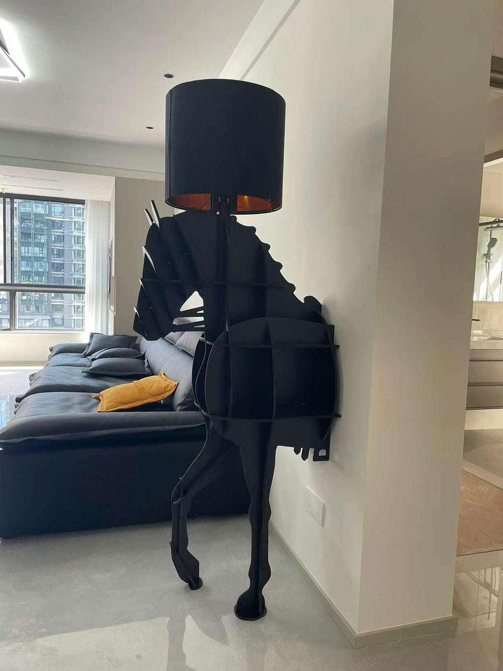 Tete Horse Floor Light, Floor Lamp, detail 12