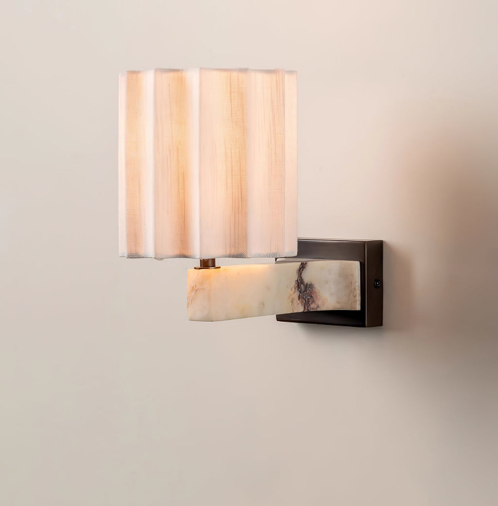 Textured Shade Wall Light, Hardwired Wall Sconce, detail 8