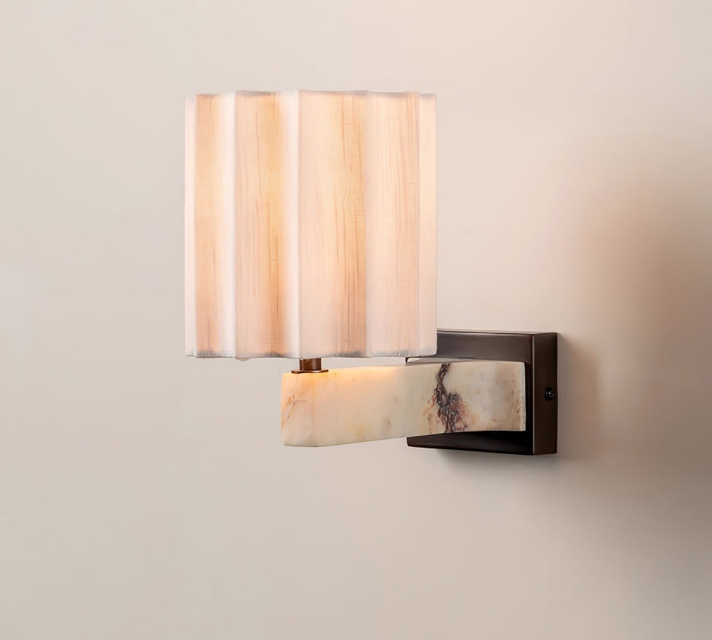 Textured Shade Wall Light, Hardwired Wall Sconce, detail 12