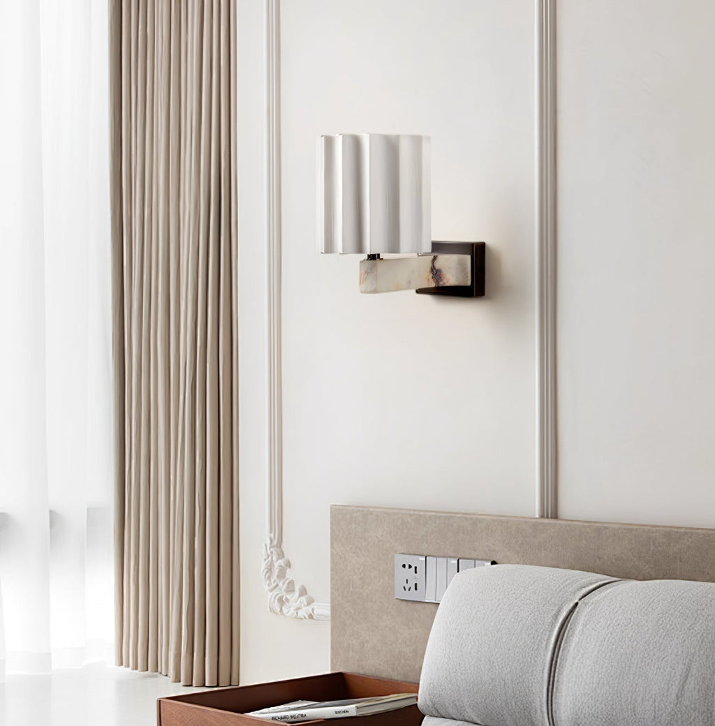 Textured Shade Wall Light, Hardwired Wall Sconce, detail 13