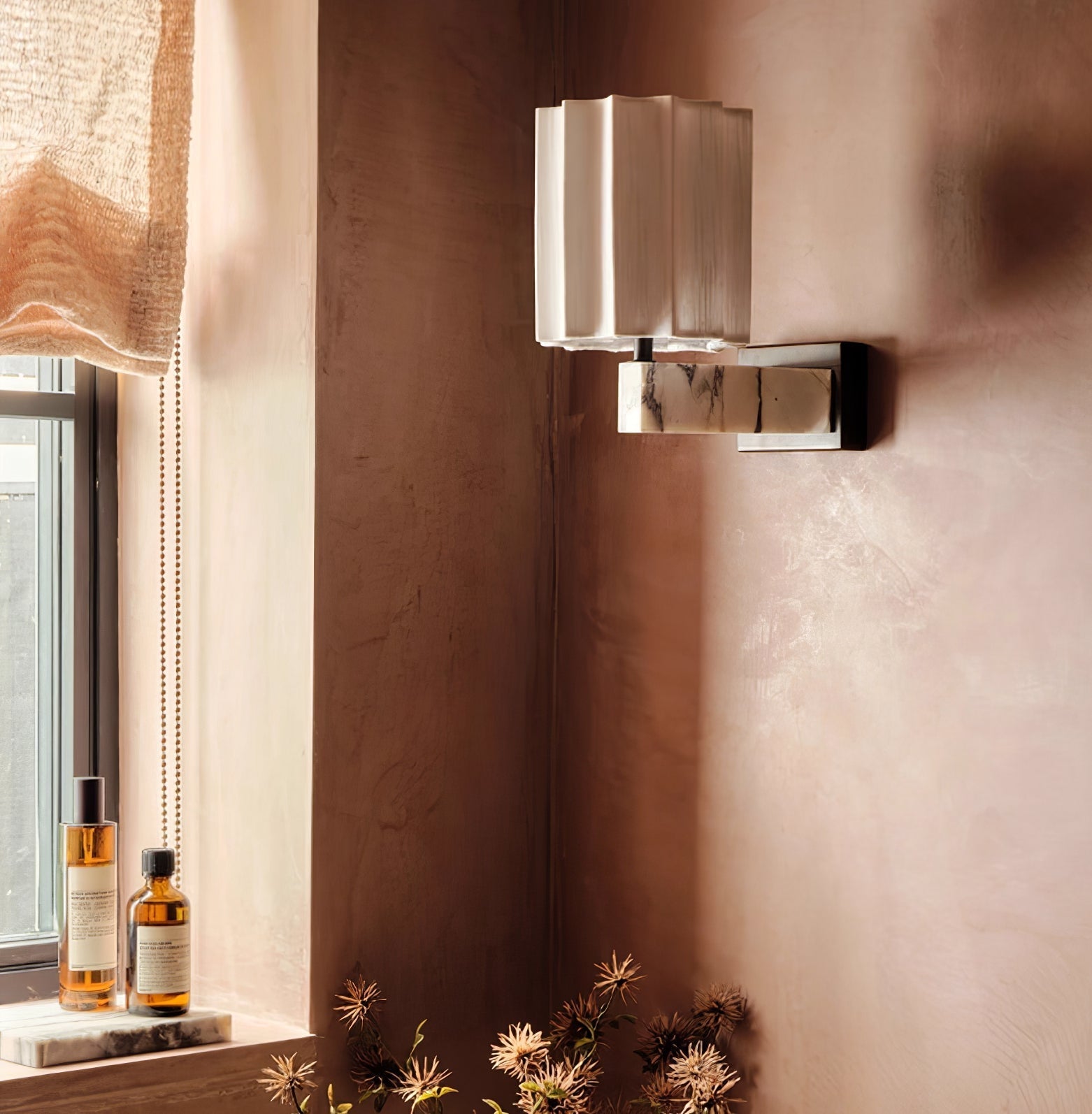 Textured Shade Wall Light, Hardwired Wall Sconce, detail 3