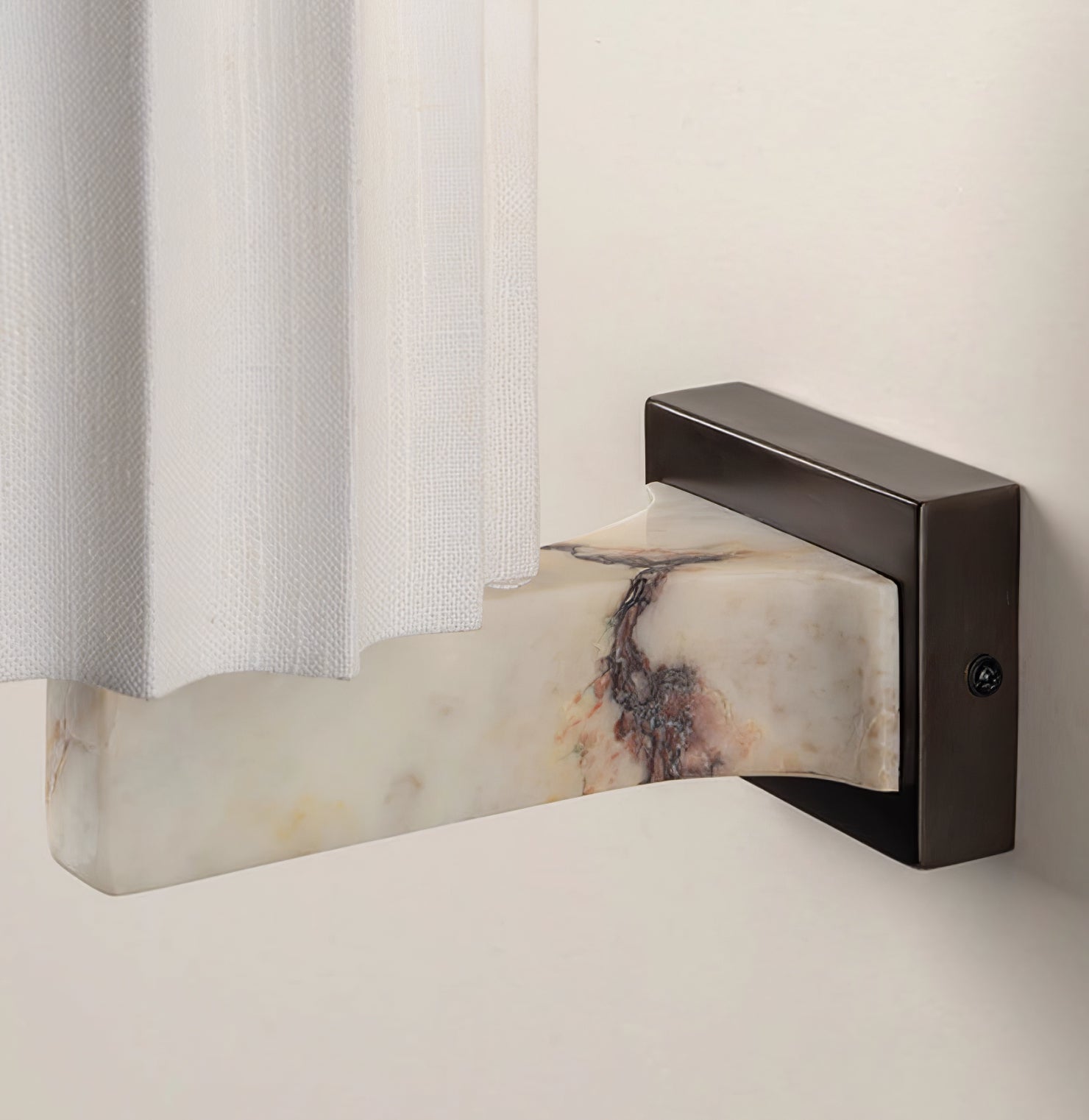 Textured Shade Wall Light, Hardwired Wall Sconce, detail 4