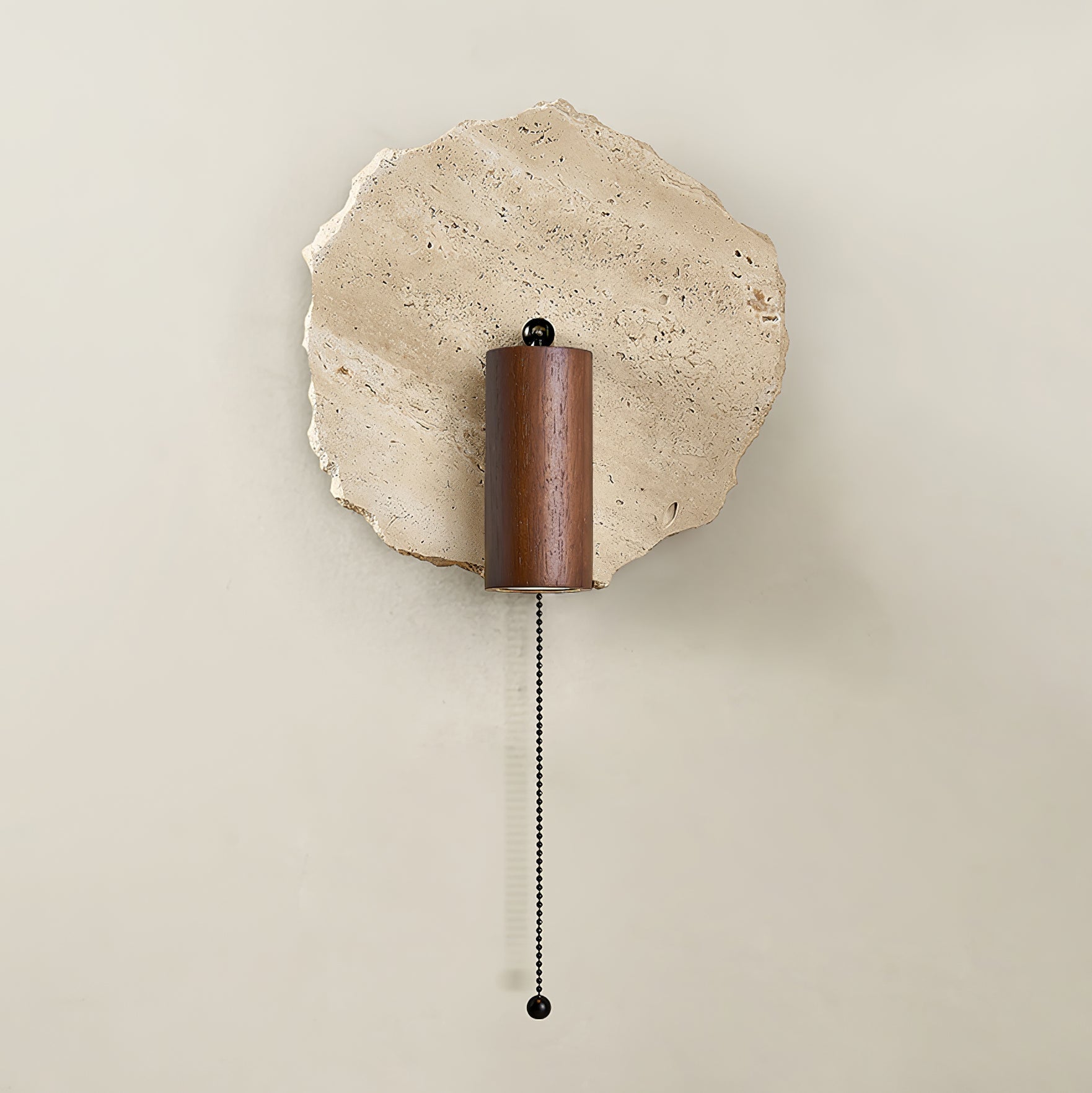 Thalos Travertine Wall Light, Hardwired Wall Sconce, detail 5