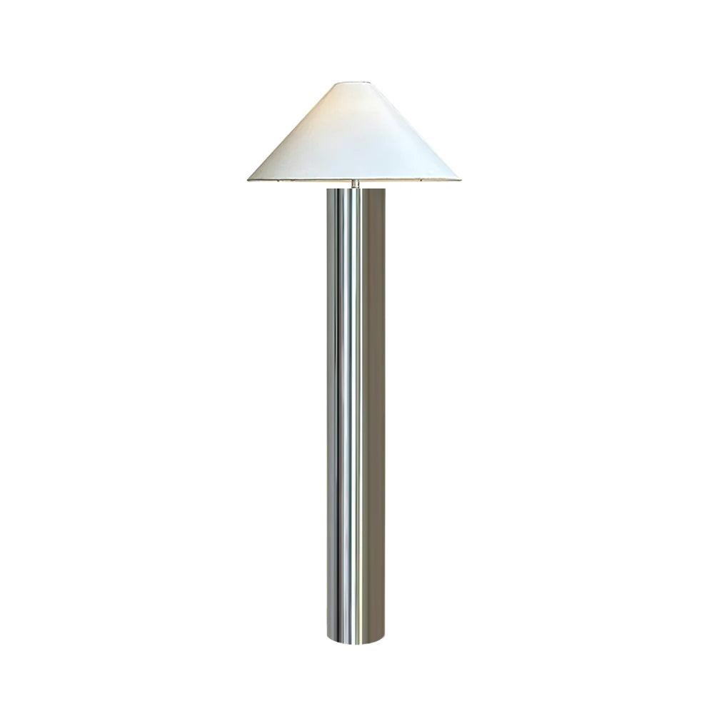 Theo Chrome Floor Light 21.7", Floor Lamp, Cloth, D55 x H146cm