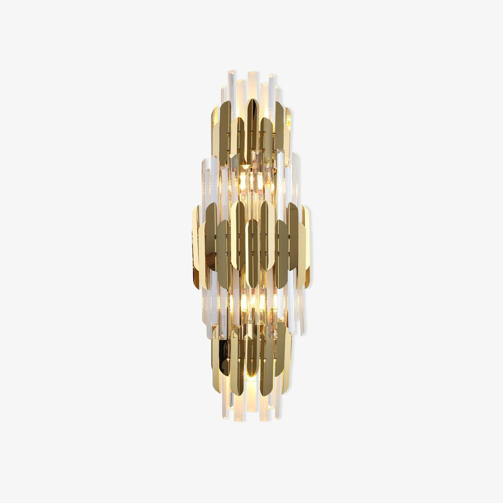 Theoretical Three Layer Wall Light, Hardwired Wall Sconce, detail 2