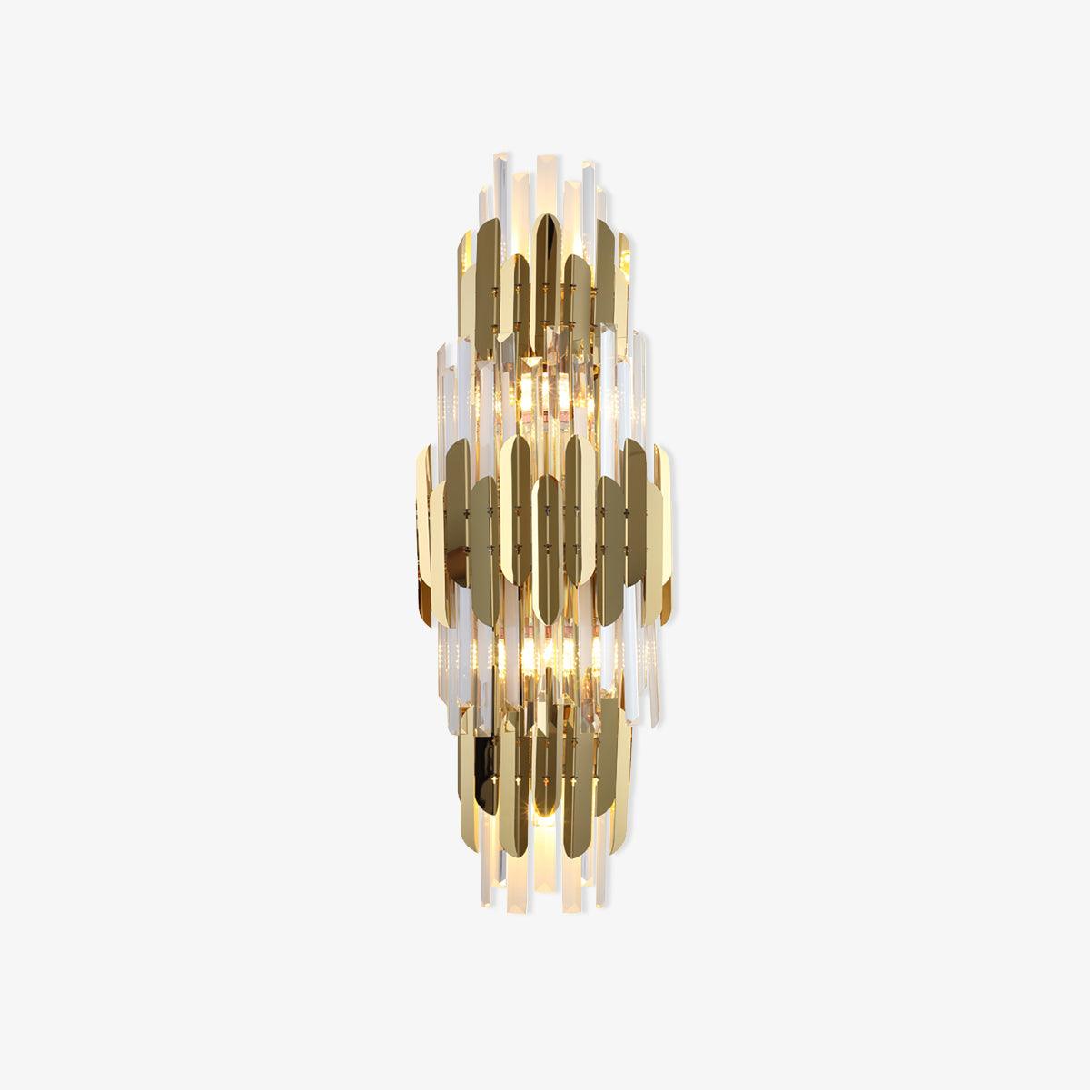 Theoretical Three Layer Wall Light, Hardwired Wall Sconce, detail 2