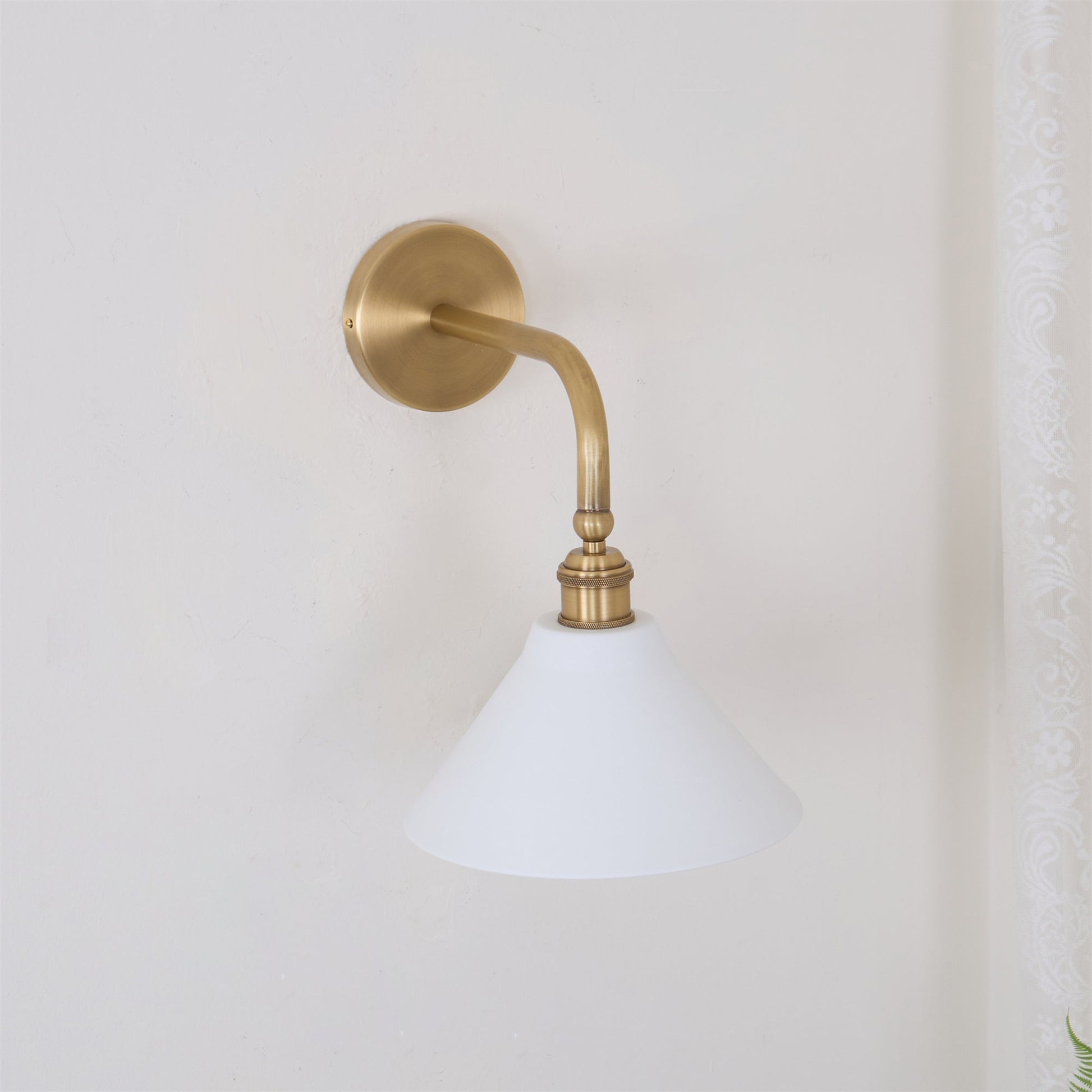 Bridgemont Wall Light - Dia 24cm x W 32cm x H 35cm Metal, Hardwired Wall Sconce, detail 17
