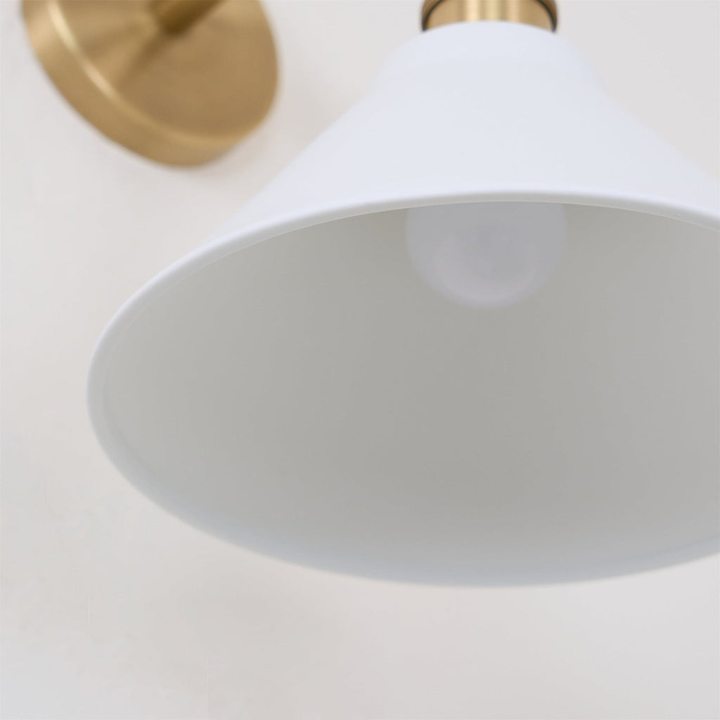 Bridgemont Wall Light - Dia 24cm x W 32cm x H 35cm Metal, Hardwired Wall Sconce, detail 22