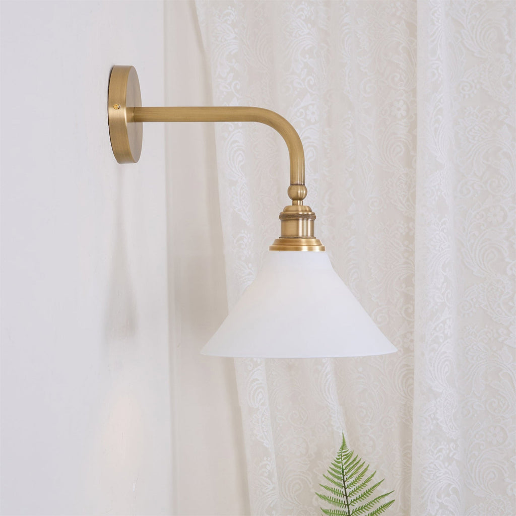 Bridgemont Wall Light - Dia 24cm x W 32cm x H 35cm Metal, Hardwired Wall Sconce, detail 12