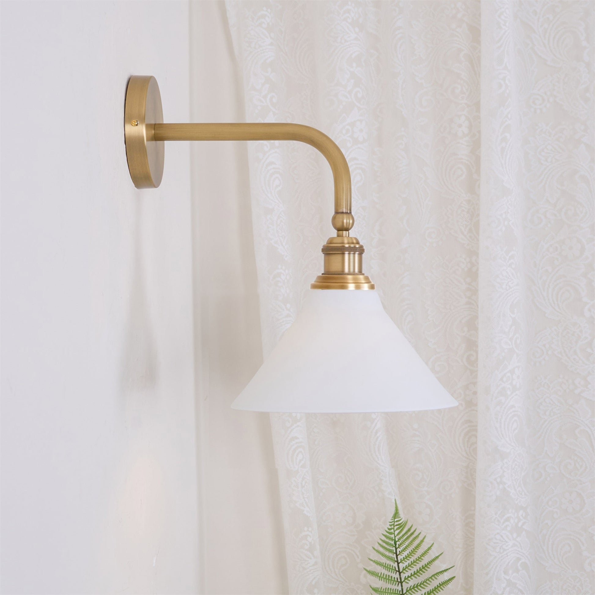Bridgemont Wall Light - Dia 24cm x W 32cm x H 35cm Metal, Hardwired Wall Sconce, detail 12