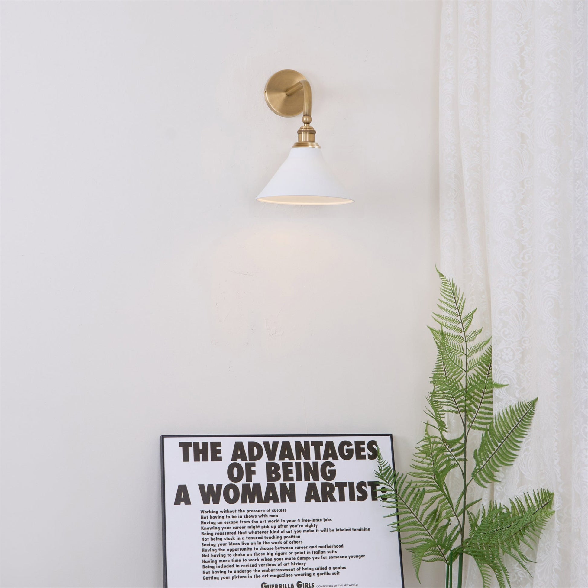 Bridgemont Wall Light - Dia 24cm x W 32cm x H 35cm Metal, Hardwired Wall Sconce, detail 11
