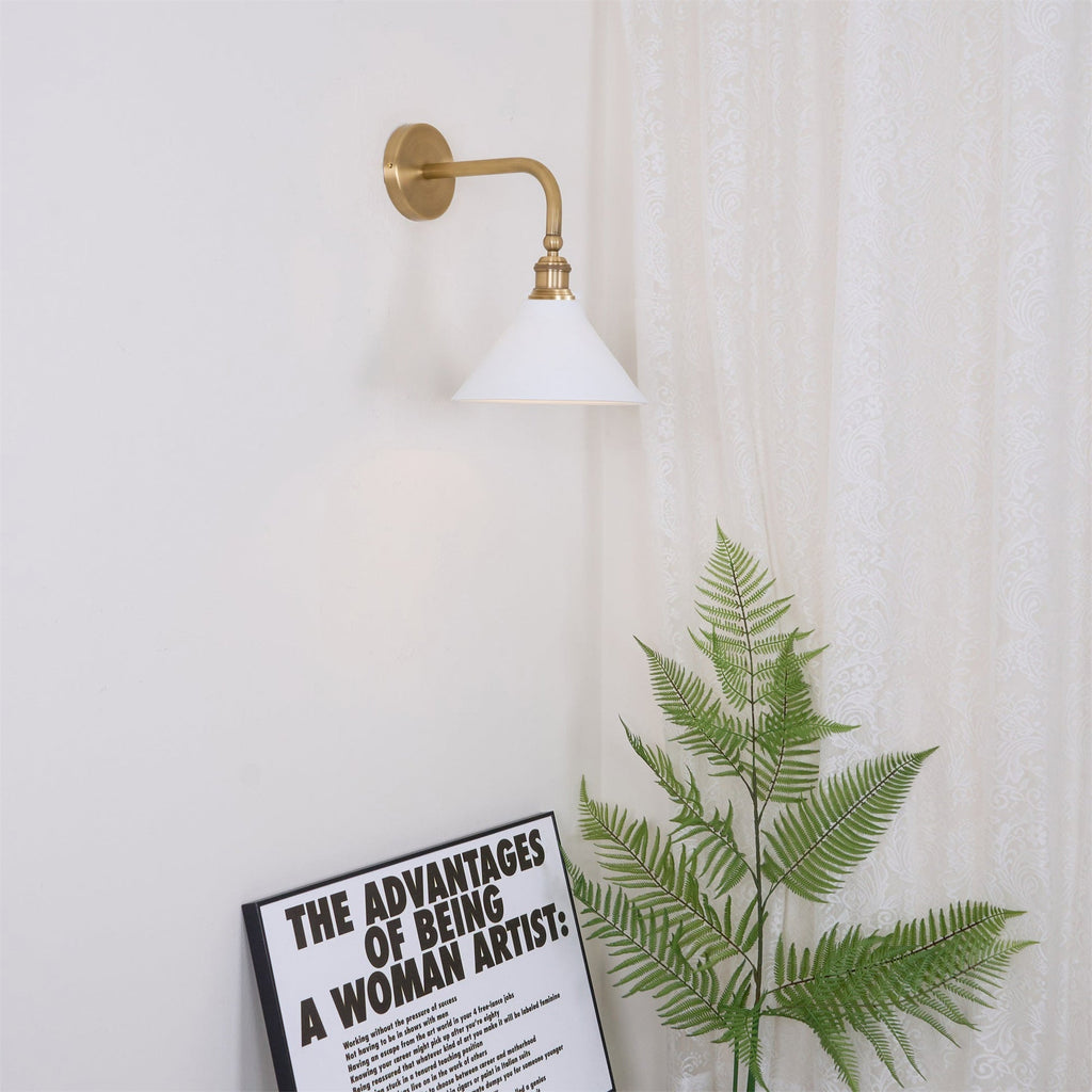 Bridgemont Wall Light - Dia 24cm x W 32cm x H 35cm Metal, Hardwired Wall Sconce, detail 15