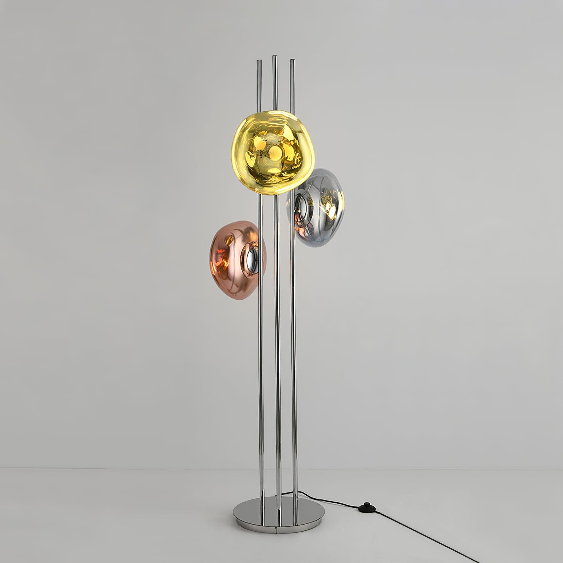 Three Lava Glass Floor Light, Floor Lamp, detail 2