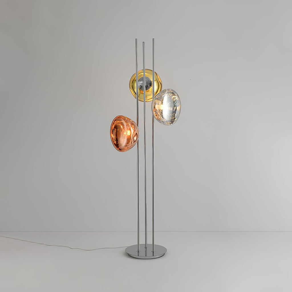 Three Lava Glass Floor Light, Floor Lamp, detail 5