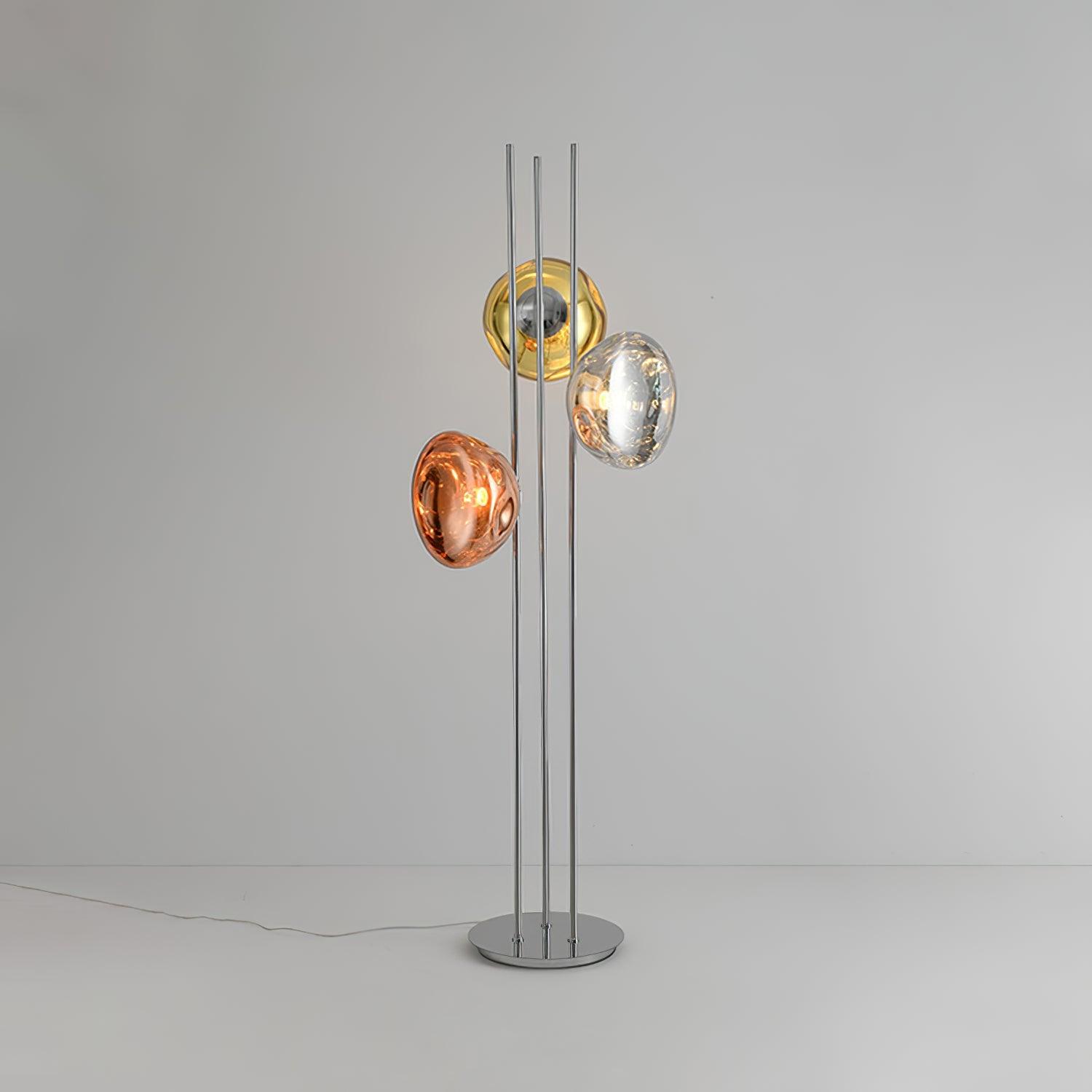 Three Lava Glass Floor Light, Floor Lamp, detail 5