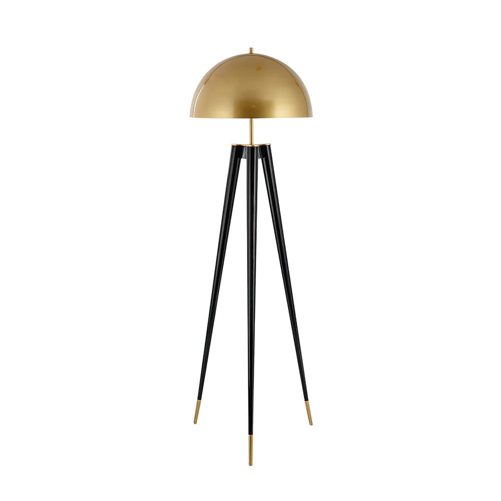 Three Legged Gold Gong Floor Light 19.7", Floor Lamp, 50 x 165cm