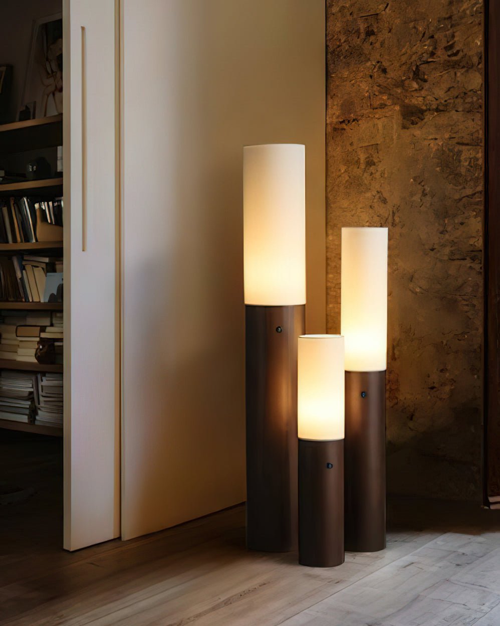 Timber Column Floor Light, Floor Lamp, detail 3