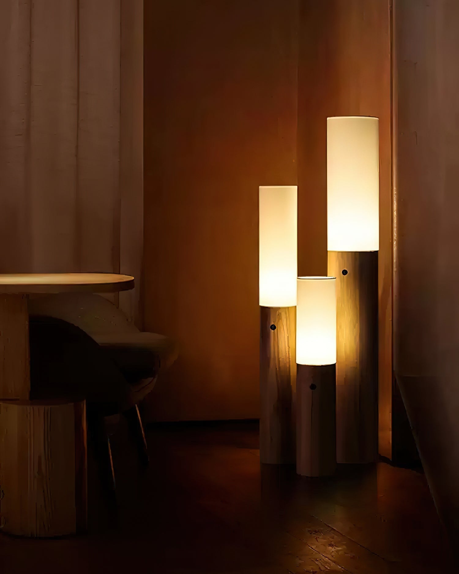 Timber Column Floor Light, Floor Lamp, detail 6