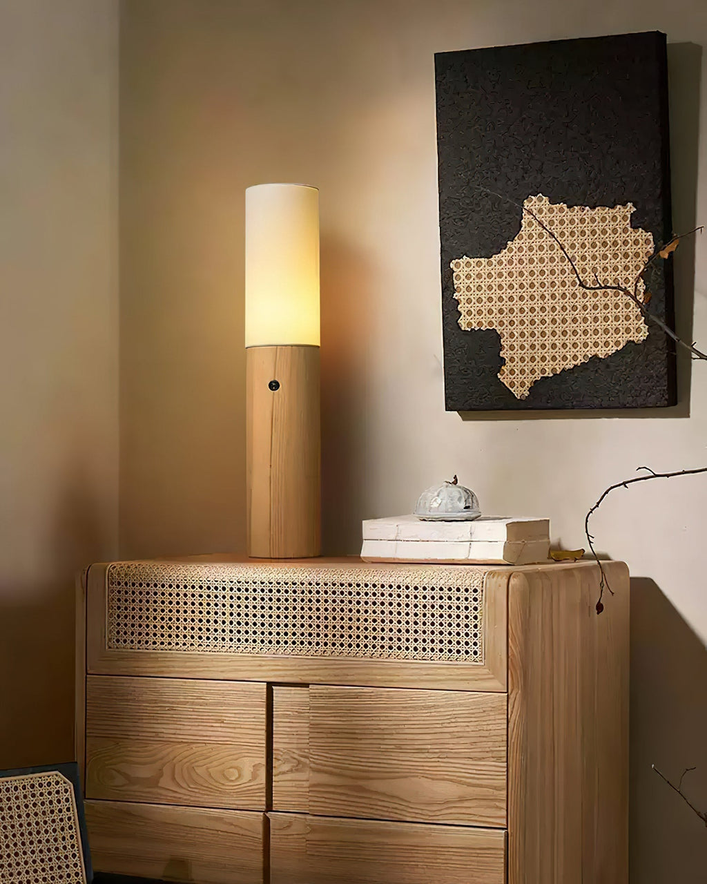 Timber Column Floor Light, Floor Lamp, detail 9