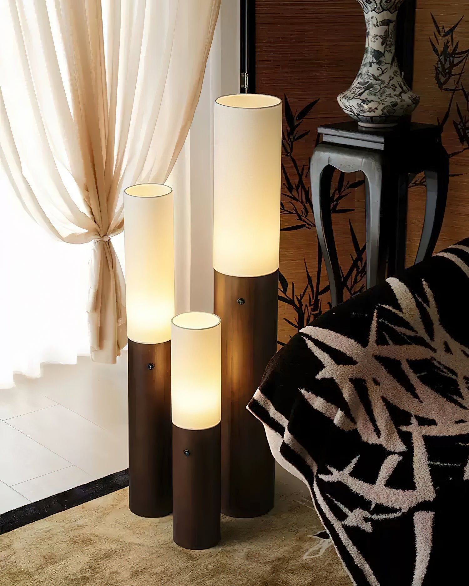 Timber Column Floor Light, Floor Lamp, detail 7