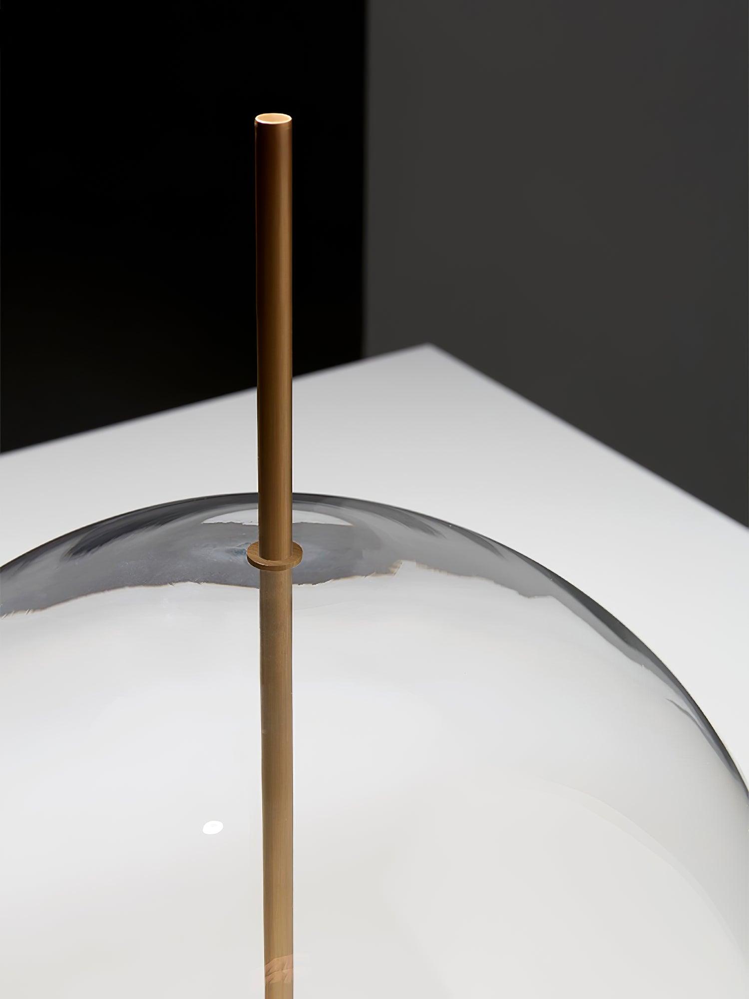 Tindari Glass Table Light, Bedside Table Lamp, detail 6