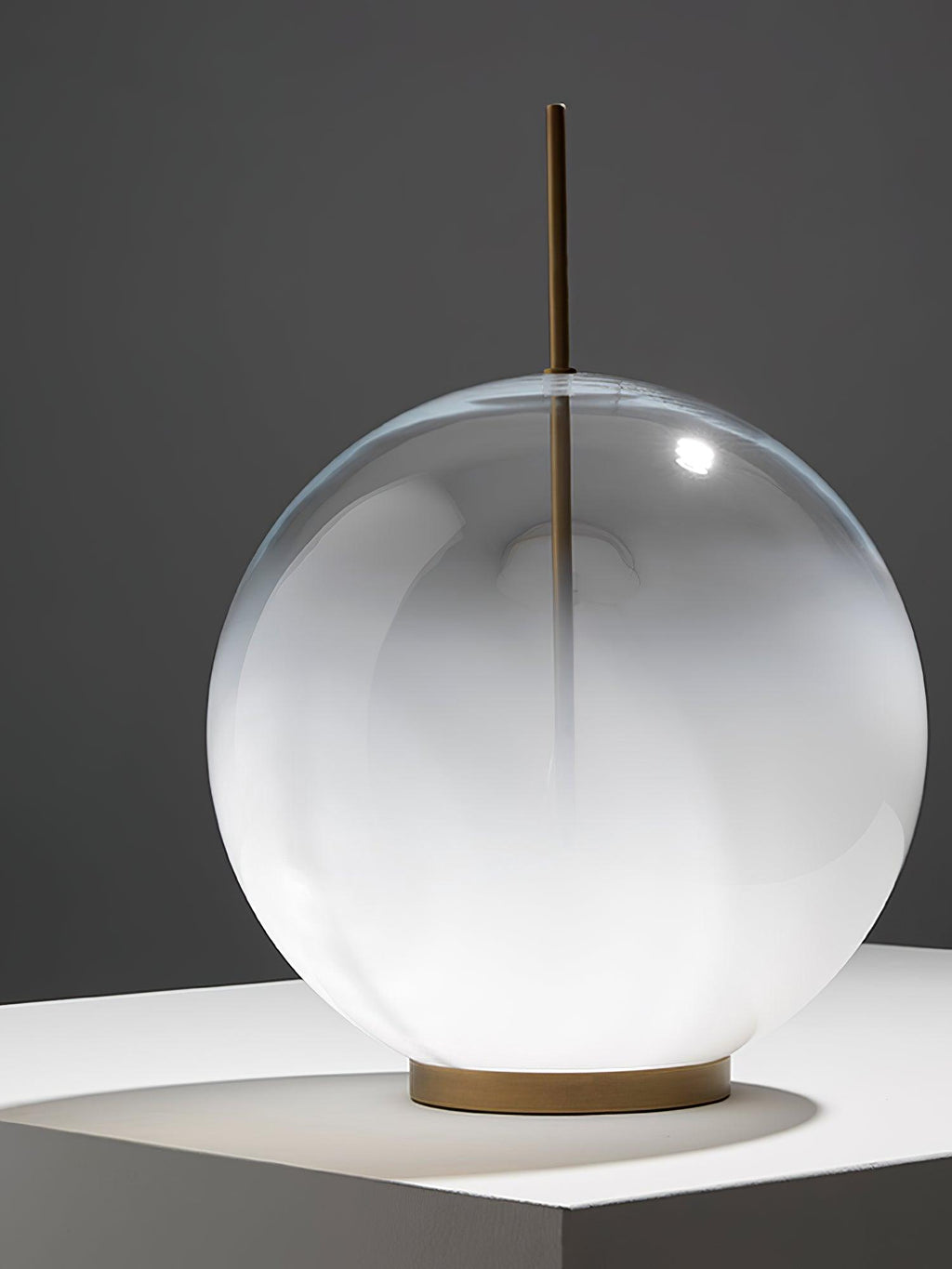 Tindari Glass Table Light, Bedside Table Lamp, detail 7
