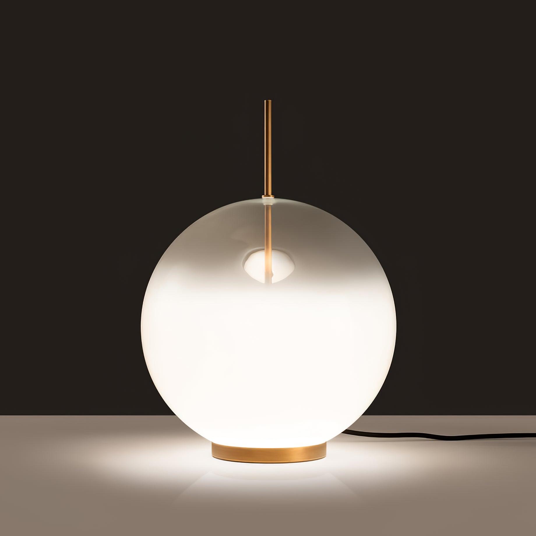 Tindari Glass Table Light, Bedside Table Lamp, detail 3