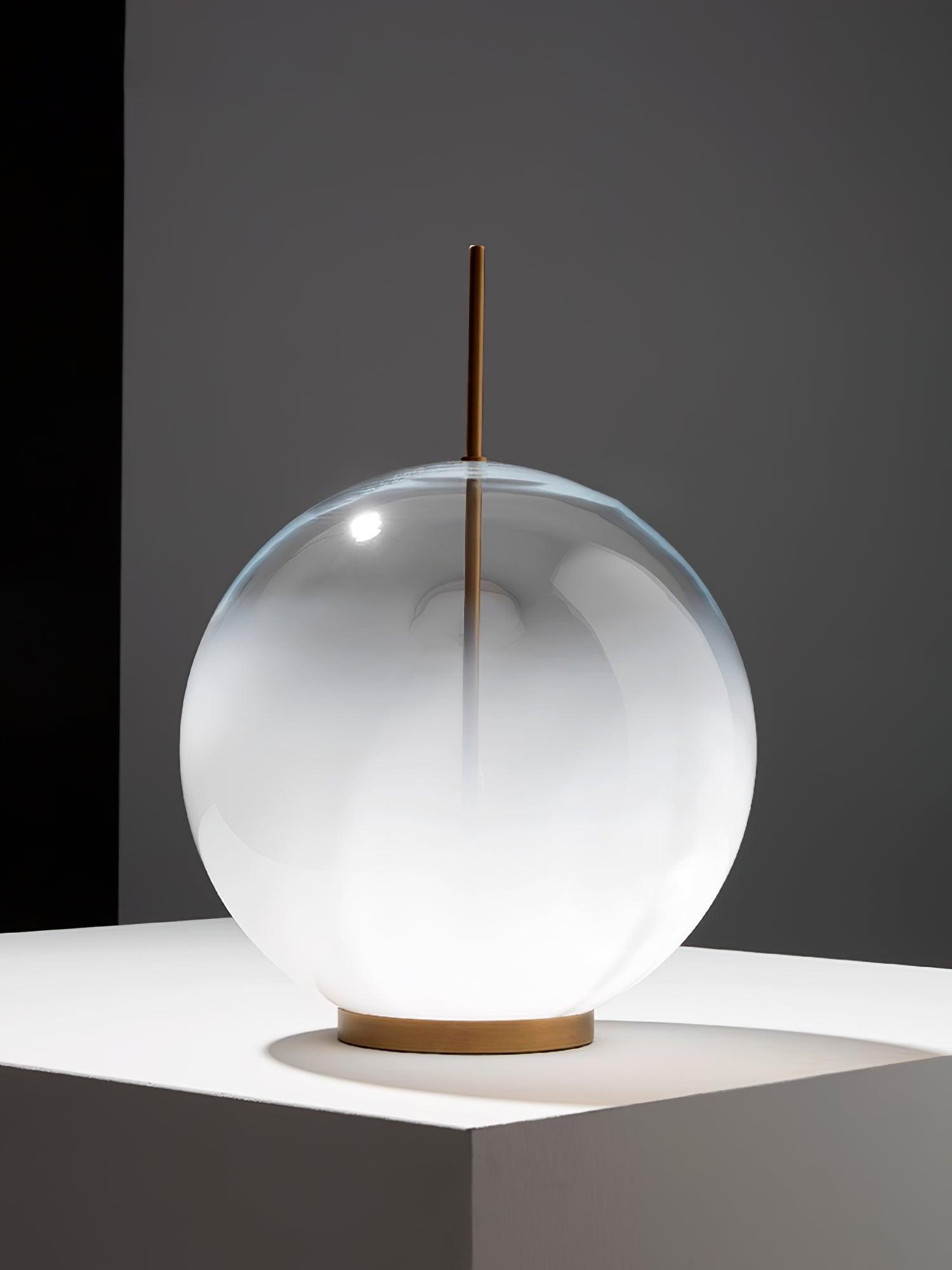 Tindari Glass Table Light, Bedside Table Lamp, detail 5