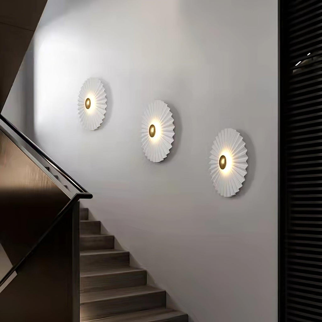 Tinsley Flush Wall Light, Bedroom Wall Sconce, detail 9