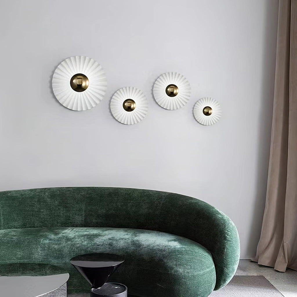 Tinsley Flush Wall Light, Bedroom Wall Sconce, detail 8