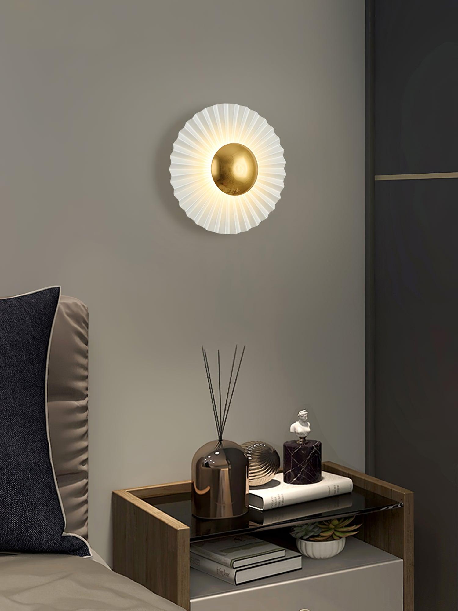 Tinsley Flush Wall Light, Bedroom Wall Sconce, detail 24