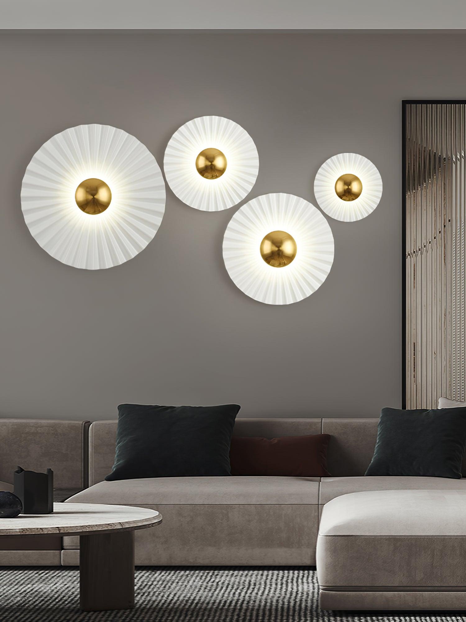 Tinsley Flush Wall Light, Bedroom Wall Sconce, detail 26