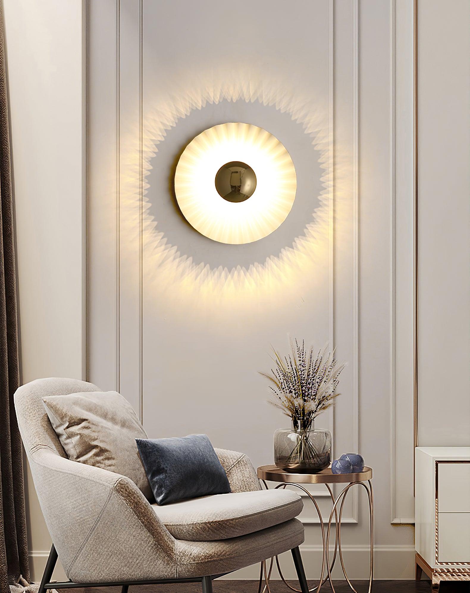 Tinsley Flush Wall Light, Bedroom Wall Sconce, detail 30