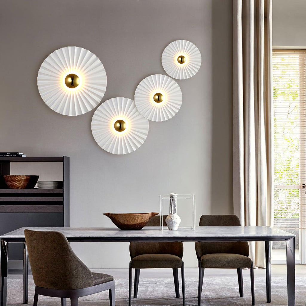 Tinsley Flush Wall Light, Bedroom Wall Sconce, detail 2