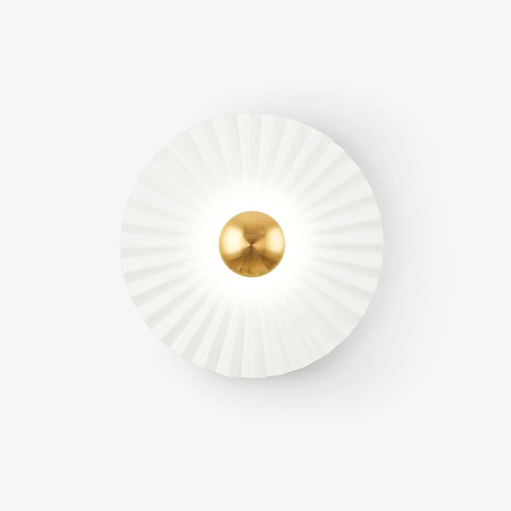 Tinsley Flush Wall Light, Bedroom Wall Sconce, Iron, Φ 15.7″ x H 15.7″
