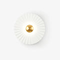 Tinsley Flush Wall Light, Bedroom Wall Sconce, Iron, Φ 15.7″ x H 15.7″
